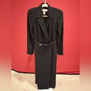Jones New York Classic Black Blazer Maxi Dress